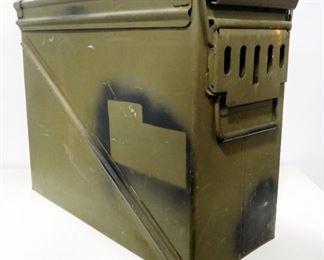 Metal Ammo Can, 14.5" High x 18" Wide x 8.25" Deep