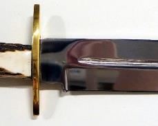 Trophy Stag Premium Cutlery Bowie Knife J420 TS-104, 8.25" Blade, With Leather Sheath