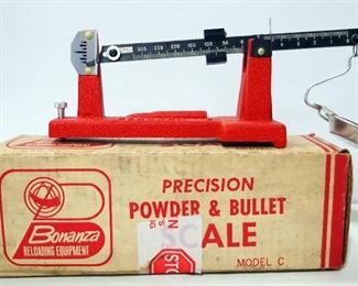 Bonanza Reloading Equipment Precision Powder & Bullet Scale Model C, In Box