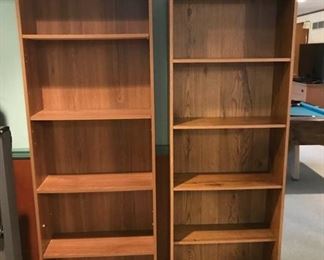 2 Sturdy Bookshelves