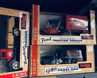 9 True Value Collectible Model CarsBanks