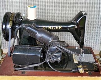 Antique singer sewing machine