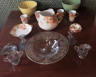 Silver overlay and Limoges 