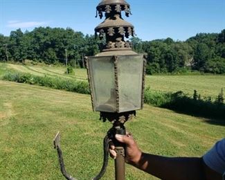 19th century carriage light 
