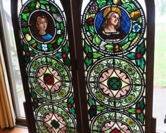 Stained glass church windows