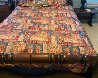 Vintage bed with mattress