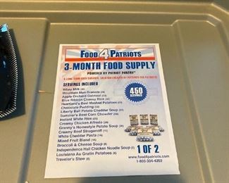 3 month Food Supply kit
