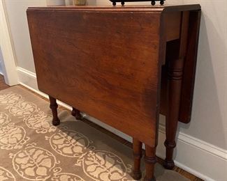 Antique drop leaf table