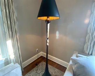 Stan Smokler hand wrought  iron floor lamp