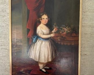 Antique portrait 48" x 38"