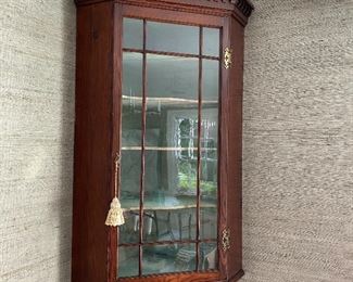 Antique corner cabinet