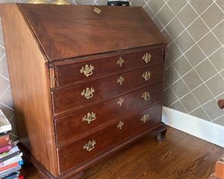 Antique slant front desk