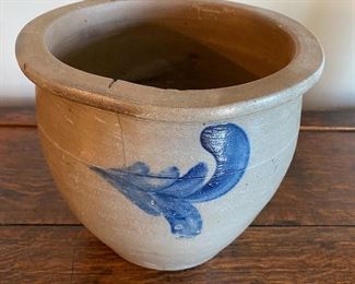 Antique stoneware crock