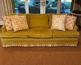 Custom upholstered sofa