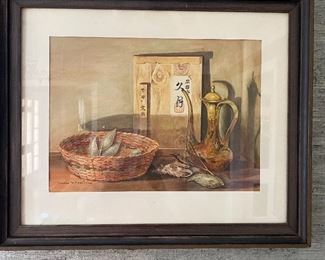 Watercolor - still life by Maurice R. Neville