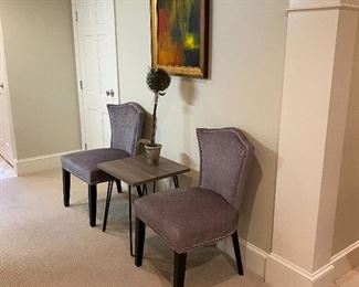 Pair side chairs