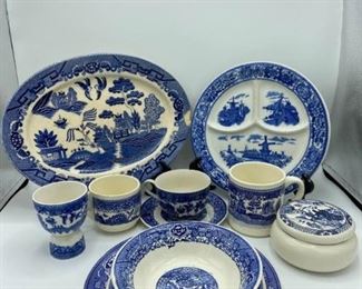 Blue and White Oriental Landscape China
