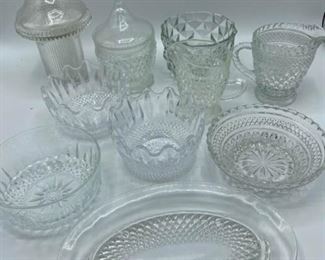 Diamond Patterned Glassware