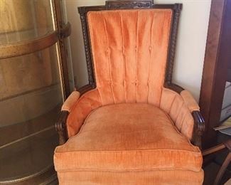Italian Victorian-style parlor chair