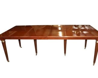 Stunning Dining Room Table in the manner of Maison Jansen.