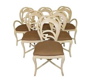 Set of 6 chairs in the  manner of Phyllis Morris.