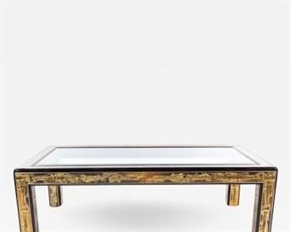 Bernard Rohne for Mastercraft  acid etched coffee table.