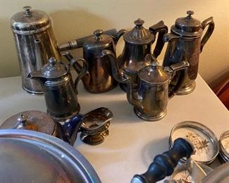 Collection of Hotel Coffee Pots