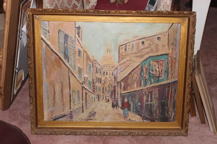 Gorgeous Original Oil Painting Street scene