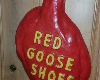 SATURDAY 1/2 OFF ALL REMAINING ITEMS!!        Save the date and plan on attending this weekend's Large 2 Day Living Estate. Large amount of antiques, primitives and vintage collectibles. Rare vintage paper mache Red Goose Shoes advertising