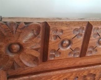 Spoon carved decorative trim
