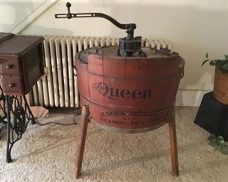 Queen wood washing machine
