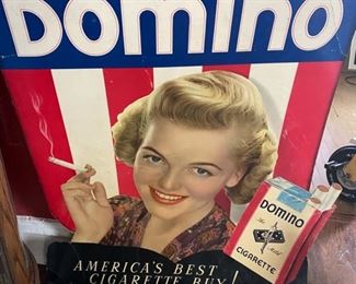 Domino Cigarette Poster