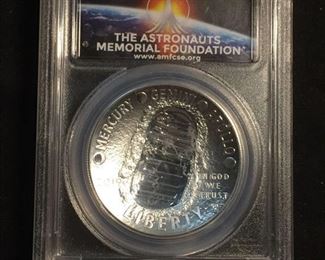 2019-P United States Apollo 11t 50th Anniversary First Strike Silver Dollar - PCGS PR70DCAM Graded