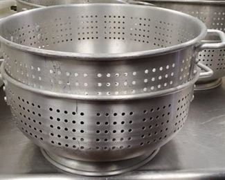 (2) 15in Metal Strainers