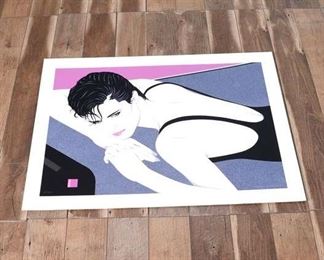 Litho 273/350 Carlos Sanchez Sun Bathing Girl