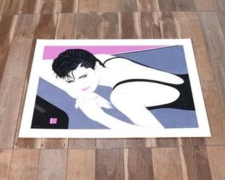 Litho 276/350 Carlos Sanchez Sun Bathing Girl