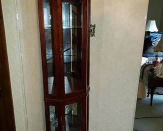 beautiful corner hutch