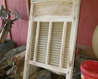 antique washboard