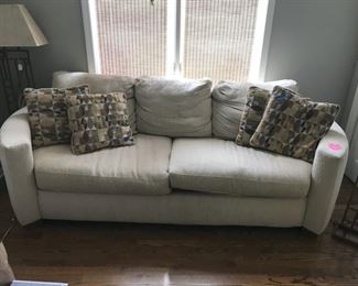 30 Cream colored couch