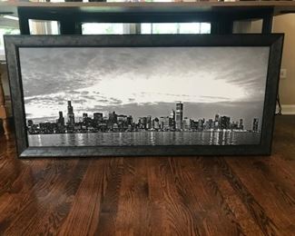 Chicago skyline wall art