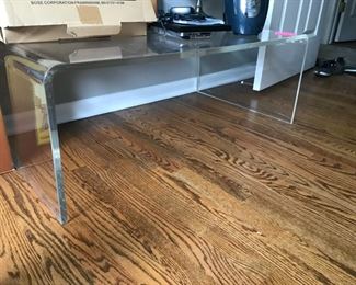 Clear Acrylic Coffee Table