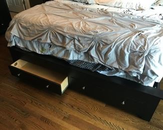 KIng Size Bed Platform and Headboard