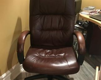 Leather office chair
