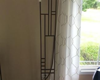 Metal floor lamp