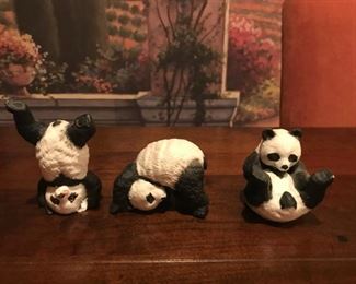 Panda figurines