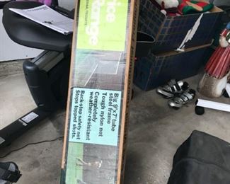 Practice golf range net