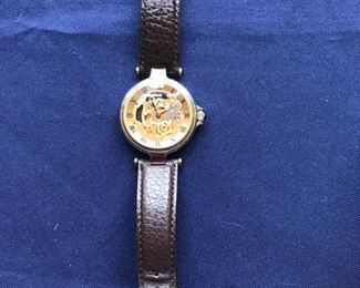 Swiss Gold Skelton Watch