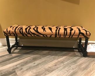 Tiger Striped Bench