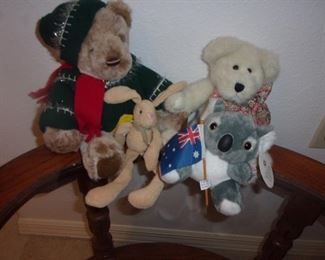 Stuffed Bears  Godiva and Boyds   Godiva  $14, Boyds $10, Bunny $2