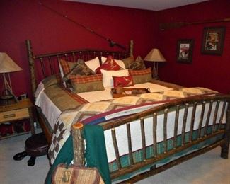 Wonderful Old Hickory King Size Bed